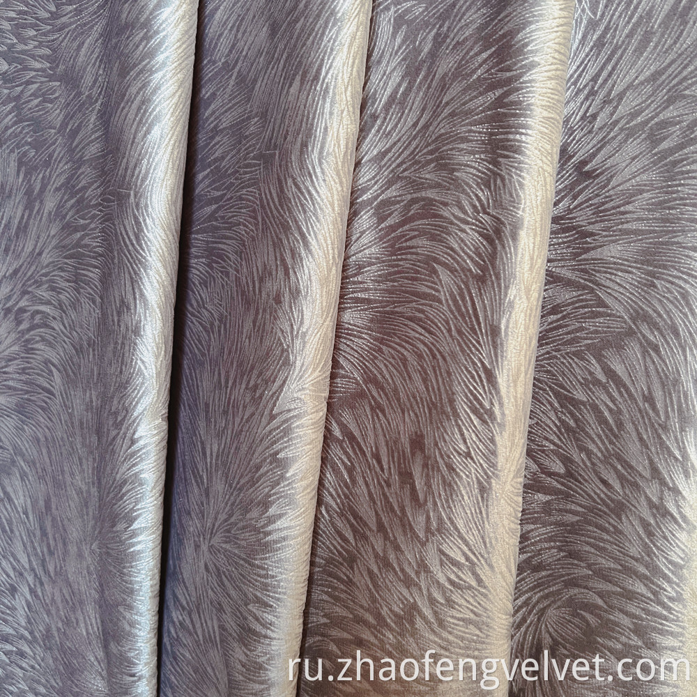 Glue Embossed Fabric Velvet